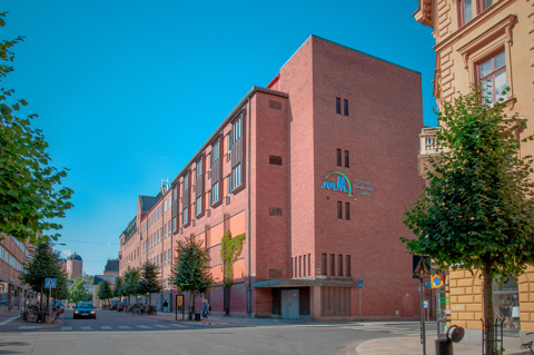 Uppsala Monitoring Centre's office building in central Uppsala.